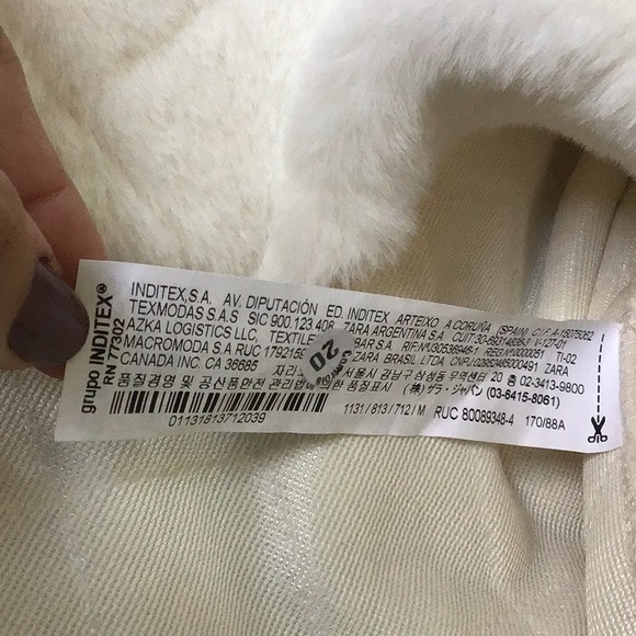 Zara Faux Fur Sweater - Picture 9 of 16